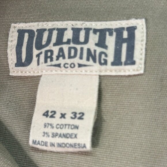 Duluth Trading Co Flex‎ Fire Hose Tan Work Pants Men's Size  42 x 32 - Picture 4 of 5